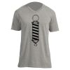 Unisex V Neck Poly-Rich Tee Thumbnail