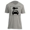 Unisex V Neck Poly-Rich Tee Thumbnail