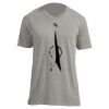 Unisex V Neck Poly-Rich Tee Thumbnail
