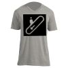 Unisex V Neck Poly-Rich Tee Thumbnail