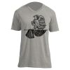 Unisex V Neck Poly-Rich Tee Thumbnail