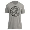 Unisex V Neck Poly-Rich Tee Thumbnail