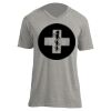 Unisex V Neck Poly-Rich Tee Thumbnail