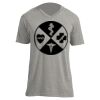 Unisex V Neck Poly-Rich Tee Thumbnail
