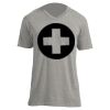 Unisex V Neck Poly-Rich Tee Thumbnail