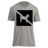 Unisex V Neck Poly-Rich Tee Thumbnail