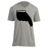 Unisex V Neck Poly-Rich Tee Thumbnail