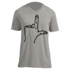 Unisex V Neck Poly-Rich Tee Thumbnail
