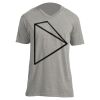 Unisex V Neck Poly-Rich Tee Thumbnail