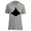 Unisex V Neck Poly-Rich Tee Thumbnail