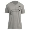 Unisex V Neck Poly-Rich Tee Thumbnail