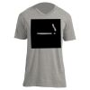 Unisex V Neck Poly-Rich Tee Thumbnail