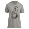 Unisex V Neck Poly-Rich Tee Thumbnail