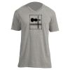 Unisex V Neck Poly-Rich Tee Thumbnail