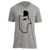 Unisex V Neck Poly-Rich Tee Thumbnail