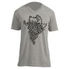 Unisex V Neck Poly-Rich Tee Thumbnail