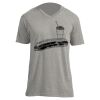 Unisex V Neck Poly-Rich Tee Thumbnail