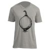 Unisex V Neck Poly-Rich Tee Thumbnail