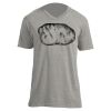 Unisex V Neck Poly-Rich Tee Thumbnail