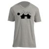 Unisex V Neck Poly-Rich Tee Thumbnail