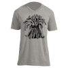 Unisex V Neck Poly-Rich Tee Thumbnail