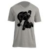 Unisex V Neck Poly-Rich Tee Thumbnail