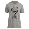 Unisex V Neck Poly-Rich Tee Thumbnail