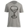Unisex V Neck Poly-Rich Tee Thumbnail