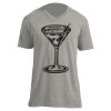 Unisex V Neck Poly-Rich Tee Thumbnail