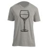 Unisex V Neck Poly-Rich Tee Thumbnail