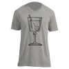 Unisex V Neck Poly-Rich Tee Thumbnail