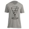 Unisex V Neck Poly-Rich Tee Thumbnail