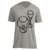 Unisex V Neck Poly-Rich Tee Thumbnail