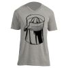 Unisex V Neck Poly-Rich Tee Thumbnail