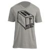 Unisex V Neck Poly-Rich Tee Thumbnail