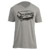 Unisex V Neck Poly-Rich Tee Thumbnail