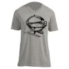 Unisex V Neck Poly-Rich Tee Thumbnail