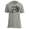 Unisex V Neck Poly-Rich Tee Thumbnail