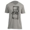 Unisex V Neck Poly-Rich Tee Thumbnail