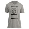 Unisex V Neck Poly-Rich Tee Thumbnail