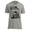 Unisex V Neck Poly-Rich Tee Thumbnail