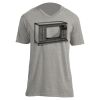 Unisex V Neck Poly-Rich Tee Thumbnail