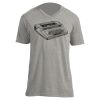 Unisex V Neck Poly-Rich Tee Thumbnail