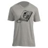 Unisex V Neck Poly-Rich Tee Thumbnail