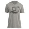 Unisex V Neck Poly-Rich Tee Thumbnail