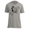 Unisex V Neck Poly-Rich Tee Thumbnail