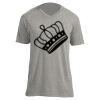 Unisex V Neck Poly-Rich Tee Thumbnail