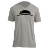 Unisex V Neck Poly-Rich Tee Thumbnail