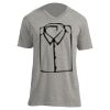 Unisex V Neck Poly-Rich Tee Thumbnail