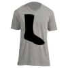 Unisex V Neck Poly-Rich Tee Thumbnail